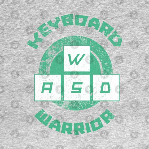 Keyboard Warrior (Green) by The Geek Garage Sale